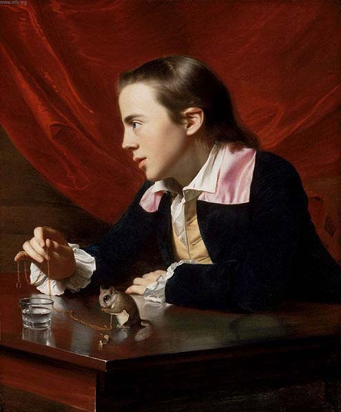 John Singleton Copley The Boy with the Squirrel